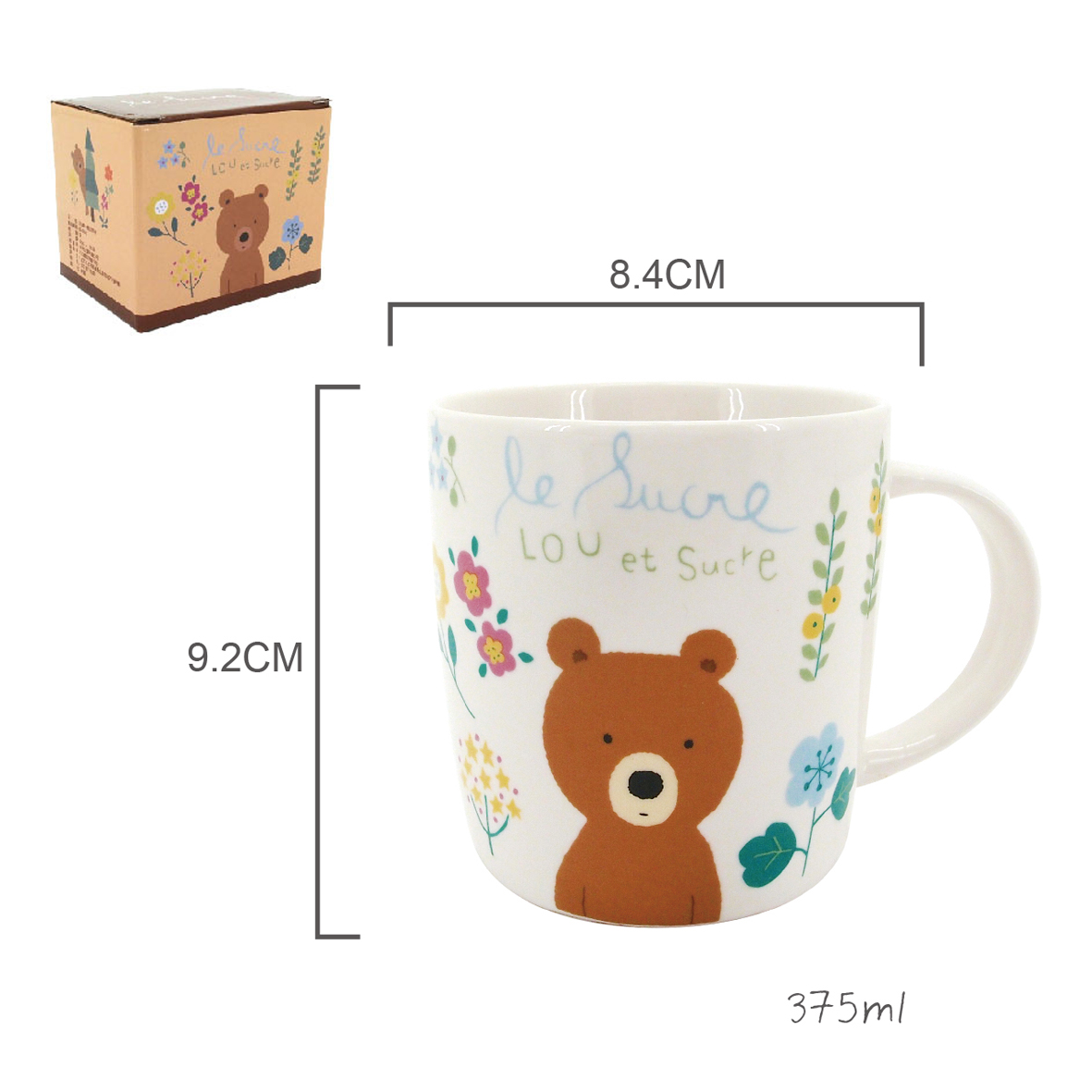 LOU露小熊馬克杯-B