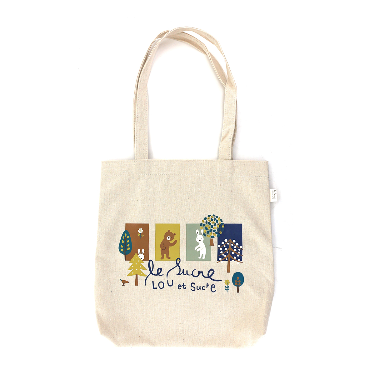 LOU露小熊文青帆布袋