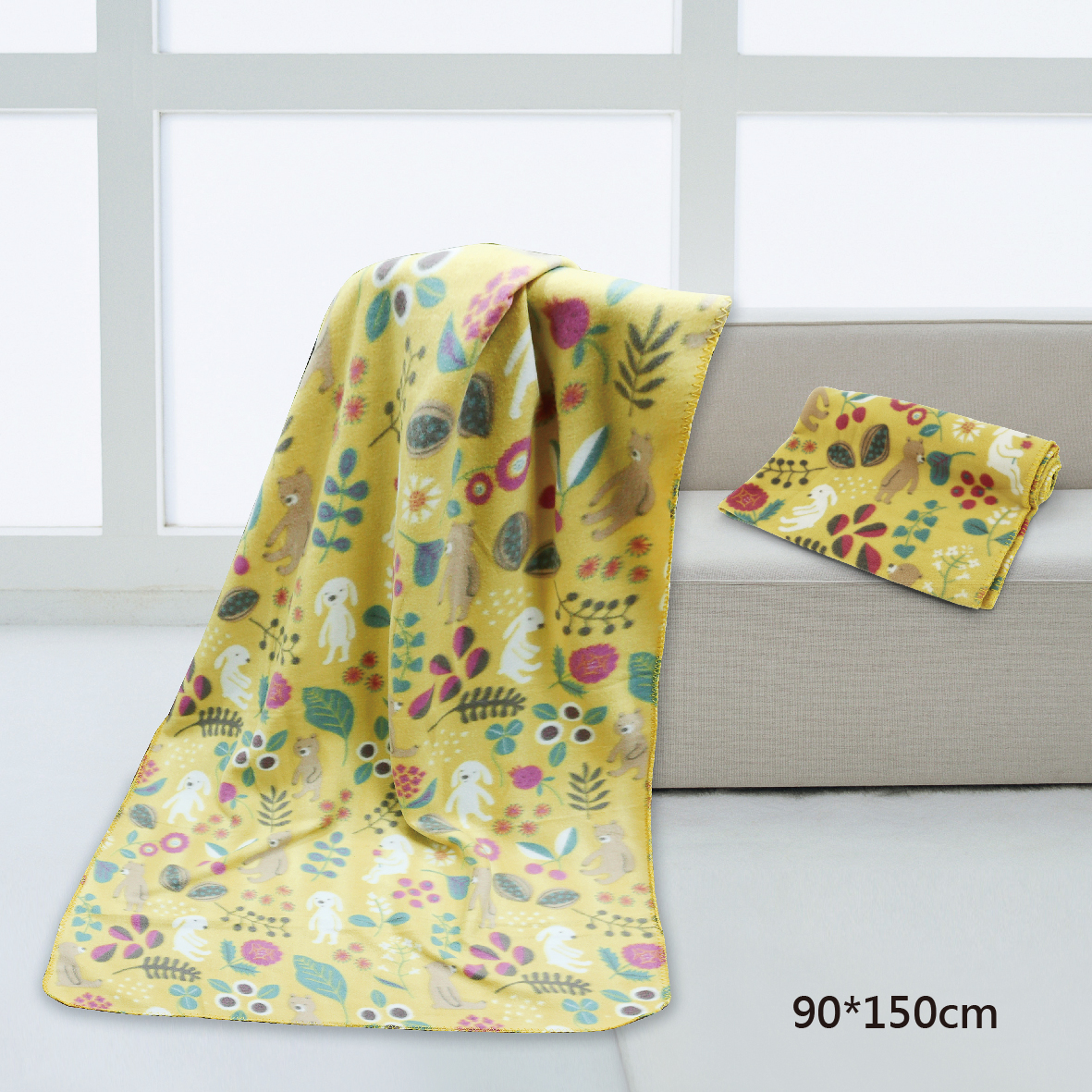 歐普蘭兔冷氣毯-90*150cm-PP袋