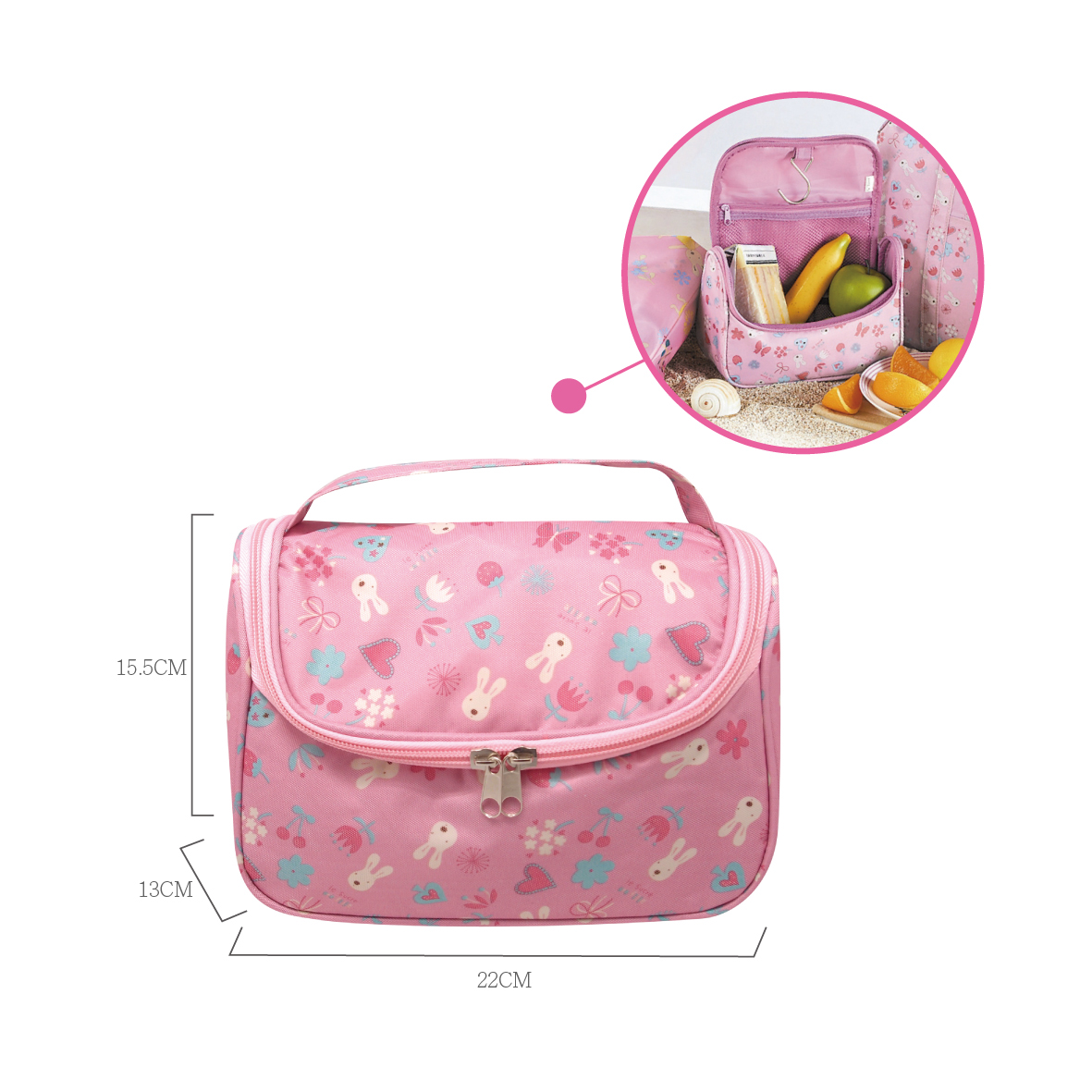 法國兔化妝包-PP袋